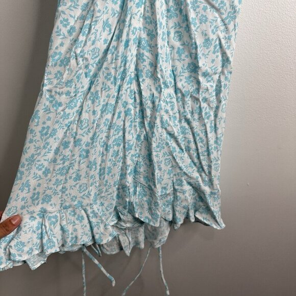 Lost + Wander Mini Sun Dress Puff Sleeve Coquette Prairie Babydoll Milkmaid - Picture 10 of 15